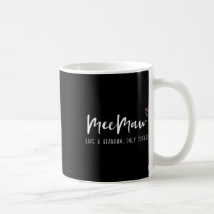 Oma wie eine Großmutter, nur cooler Muttertags-Oma Kaffeetasse