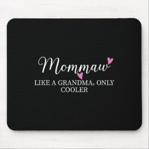 Oma wie eine Oma, nur cooler Herz Mutter Mousepad