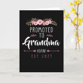 Oma wieder 2021 Oma wieder Geschenk Karte (Gelbe Blume)