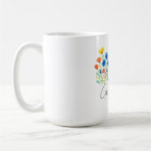 Oma Wildblume Tasse | Benutzerdefinierter Osten. J (Links)