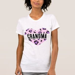 Oma ,Wildtiger-Herz T-Shirt