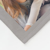 Oma wir Liebe Sie 19 FotoCollage Custom Colors Fleecedecke (Ecke)