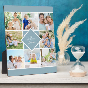 Oma Wir Liebe Sie 8 Foto Collage Plaque Fotoplatte