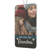 Oma Wir Liebe Sie ein Foto Autolufterfrischer (Links)