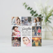 Oma wir Liebe Sie FotoCollage Feiertagskarte (Stehend Vorderseite)