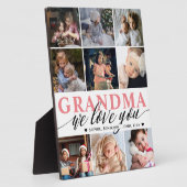 Oma wir Liebe Sie FotoCollage Fotoplatte (Seite)