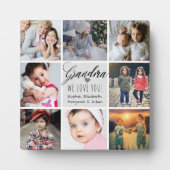 Oma wir Liebe Sie FotoCollage Fotoplatte (Vorderseite)
