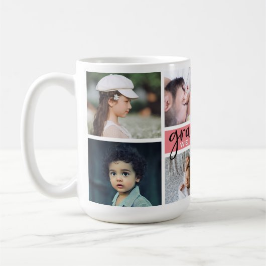 Oma wir Liebe Sie FotoCollage Kaffeetasse (Links)
