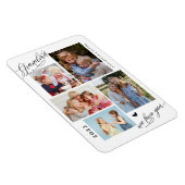 Oma wir Liebe Sie Fotocollage Typografie Magnet (Rechte Seite)