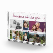 Oma, wir Liebe Sie Großkinder 6 FotoCollage Fotoblock (Rechts)