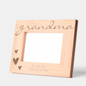 Oma wir Liebe Sie haben Rahmen mit Namen (Links)