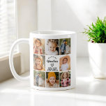 Oma Wir Liebe Sie hören Moderne FotoCollage Kaffeetasse<br><div class="desc">Das Oma 8-Foto Personalisiertes Geschenk für benutzerdefinierte Texte ist eine herzliche und einzigartige Möglichkeit Oma Ihre Liebe zu zeigen.</div>