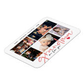 Oma wir Liebe Sie Moderne FotoCollage Magnet (Linke Seite)