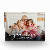 Oma | Wir lieben dich Cute Fotoblock (Vorderseite)