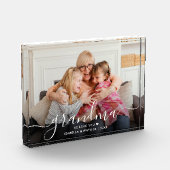 Oma | Wir lieben dich Cute Fotoblock (Links)