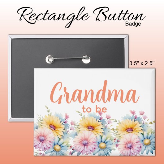 Oma wird gerbera Blumen orange Button