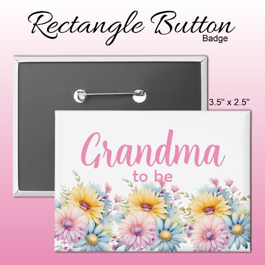 Oma wird gerbera Blumen rosa Button