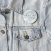 Oma wird Großartig Geschenkter Baby Shower Button (Beispiel)