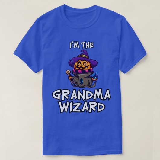 Oma Wizard Halloween Matching Family Costume T-Shirt (Design vorne)