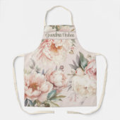 Oma Women's Cooking Backen Aquarellfarben Schürze (Vorderseite)