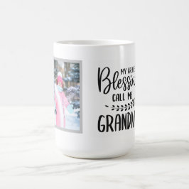 Oma Zitat mit Foto Kaffeetasse