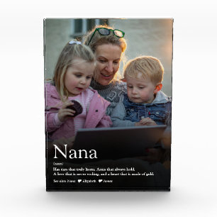 Oma Zitat Moderner Spaß Cool Fotoblock