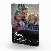 Oma Zitat Moderner Spaß Cool Fotoblock (Rechts)