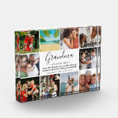 Oma Zitat Modernes Drehbuch 10 FotoCollage Fotoblock (Links)