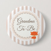 Oma zu sein Button Fox Woodlands Thema (Vorderseite)