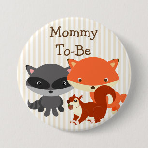 Oma zu sein Button Woodlands Thema