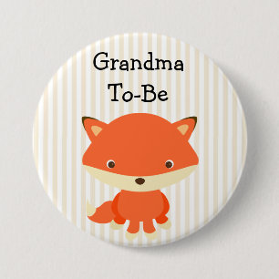 Oma zu sein Button Woodlands Thema