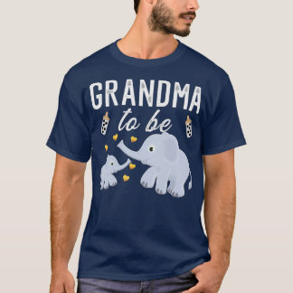 Oma zu sein Elephant Baby Dusche Oma Niedlich T-Shirt