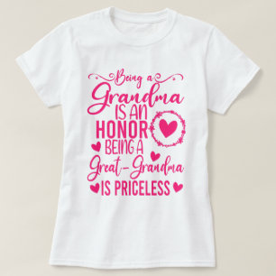 Oma zu sein ist eine Ehre, Großopma zu sein T-Shirt