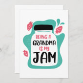 Oma zu sein ist mein Jam Dankeskarte (Vorne/Hinten)