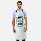 Oma zu sein ist mein Jam Schürze (Getragen)