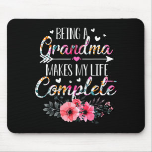 Oma zu sein macht mein Leben vollständig Ankündigu Mousepad