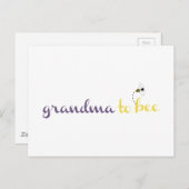 Oma zu sein postkarte (Vorne/Hinten)
