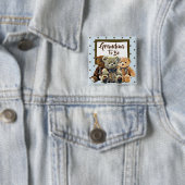 Oma zu Teddy Bear Baby Shower Button (Beispiel)
