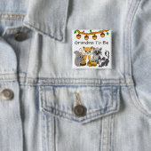 Oma zu Woodland Forest Animal Baby Shooter Button (Beispiel)