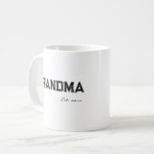 'Oma' zum Geburtstag Papa Geschenk Kaffeetasse (Vorderseite Links)