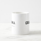 'Oma' zum Geburtstag Papa Geschenk Kaffeetasse (Mittel)