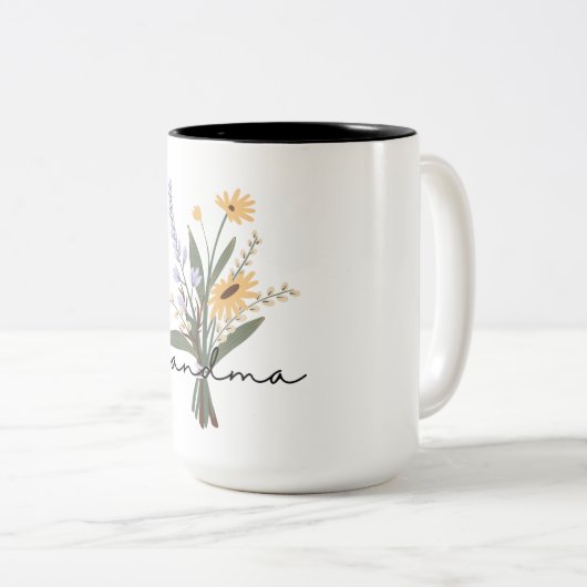 Oma Zweifarbige Tasse (VorderseiteRechts)