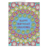 OmaBirthday Crochet-Blume (Vorne)