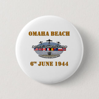 Omaha Beach 6th June 1944 Button