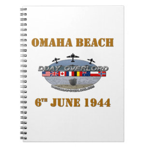 Omaha Beach 6th June 1944 Notizblock