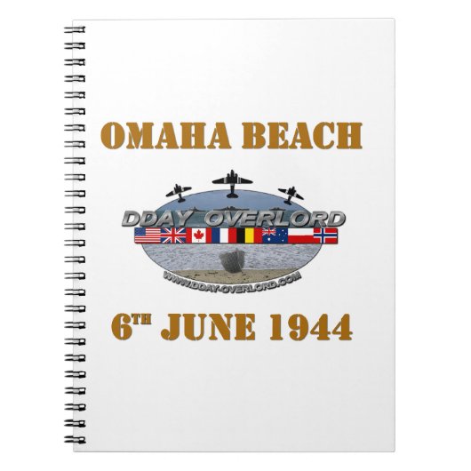 Omaha Beach 6th June 1944 Notizblock (Vorderseite)