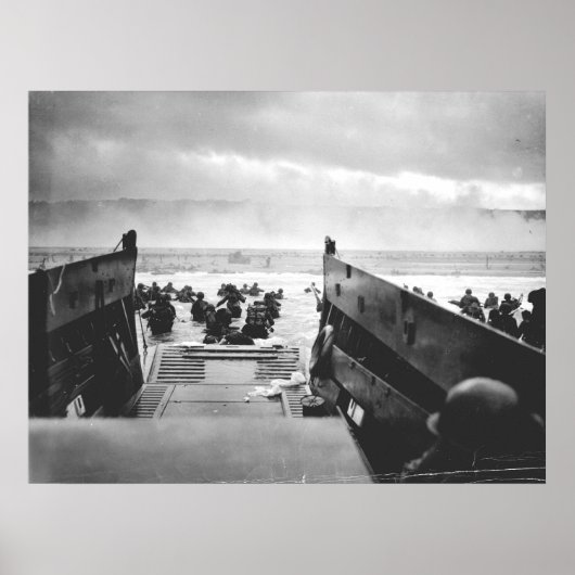 Omaha Beach, Normandie, D-Day 1944 Poster (Vorne)