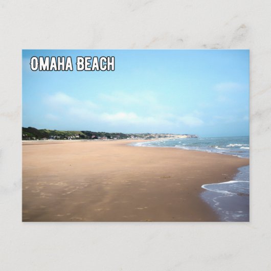 Omaha Beach Postcard Postkarte (Vorderseite)