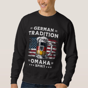 Omaha Beer treibt amerikanische Flagge Sweatshirt