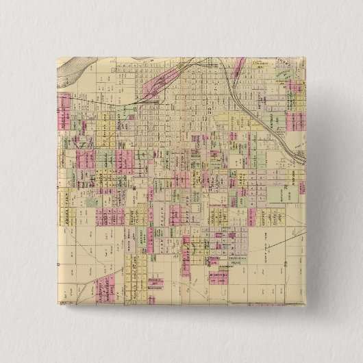 Omaha City, Nebraska Button (Vorderseite)